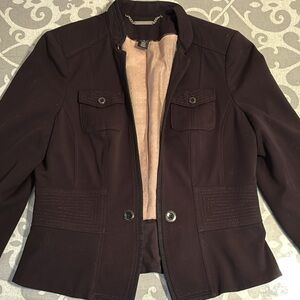 White House Blackbird Market Black and Cream jacket